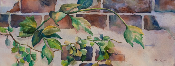 Watercolor Painting Unexpected Beauty by Pam Smyth