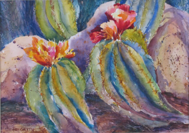 Watercolor Painting Awakening Blossoms